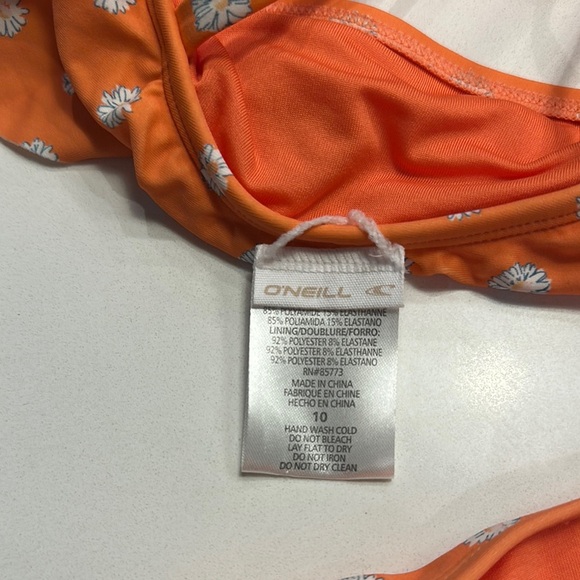 Orange Floral Bikini Set - Picture 5 of 5